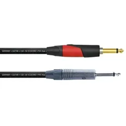 Cordial ECOCORD 6 PP-SILENT - 6,0m NEUTRIK Klinke auf Klinke 6,3mm, mono SILENT retro