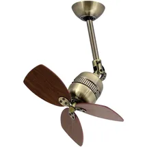 AireRyder Toledo 45,7 cm Deckenventilator messing antik/walnuss