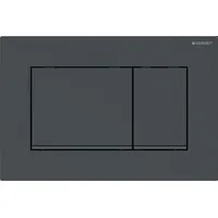 Geberit Sigma30 Betätigungsplatte für 2-Mengen-Spülung schwarz/schwarz matt 115.883.DW.1
