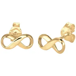Elli Infinity Unendlichkeit Symbol 925 Silber goldfarben Damen 