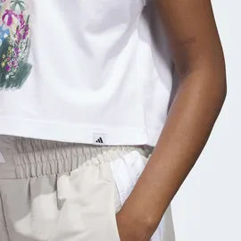 adidas SUMMER ROMANCE GRAPHIC T-SHIRT weiß