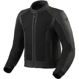 RevIt! Revit Ignition 4 H2O Leder/Textiljacke schwarz, 54