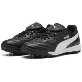 Puma King Liga Tt Kunstrasenschuhe Herren Schwarz/Weiß/Silber 38