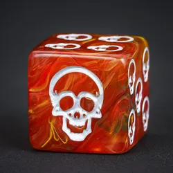 Skull Inferno - Red-Orange-Green