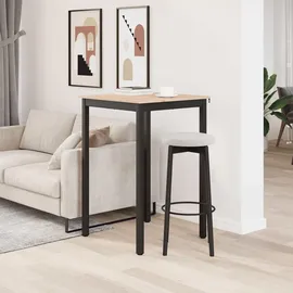 vidaXL Bartisch Natur 70 x 70 x 105 cm Braun