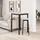 vidaXL Bartisch Natur 70 x 70 x 105 cm Braun