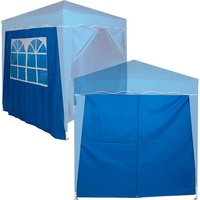 Defactoshop Pavillonseitenteil 2X Seitenteile für 2x2 m mit Seitenwand oder 300x180cm für 3x3 m, Passen für Pavillon 2x2m, 3x3m oder 3x6m blau 200 cm
