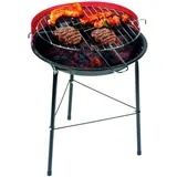 Trade Shop Traesio - Trade Shop - Holzkohlegrill Holzkohlegrill Metall Mit Windschutzscheibe Rundgrill -