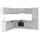 Vicco Winkelküche R-Line L-Form 227 x 287 cm Beton/Weiß