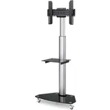 conecto LM-FS01G TV-Ständer 94-178 cm Silber/Schwarz