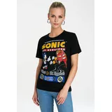 LOGOSHIRT Sonic vs. Dr. Eggman schwarz XL