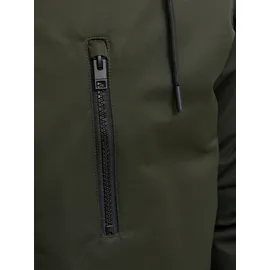 JACK & JONES JJCHARLIE DETACHABLE FAUX FUR PARKA grün M
