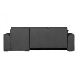 OTTO home Ecksofa OTTO HOME "BEATRICE optionale Schlafsofa mit Bettkasten, B/T/H: 265/170/86 cm", grau (dunkelgrau), B:265cm H:86cm T:170cm, 100% Polyester, Sofas, Ecksofa, L-Form, wahlweise auch mit Bettfunktion und Bettkasten