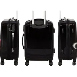 Bowatex Mittlerer Reisekoffer 80 Li hübsche Katze Tiermotiv Koffer 67 cm Schwarz Bowatex - Schwarz/Bunt