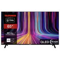 Telefunken 65 Zoll QLED Fernseher / TiVo Smart TV (4K UHD, HDR Dolby Vision, Dolby Atmos,