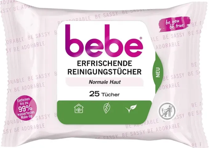 Erfrischende Reinigungstücher Normale Haut 25 Stk