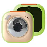 ZELURXX Kinderkamera Digitalkamera 48MP 1080P 2,4 Zoll Kinder Fotoapparat mit 32GB Speicherkarte Lernkarten Spiele für Kinder 3-12 Jahre Grün - Grün