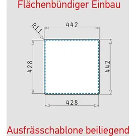 PYRAMIS ASTRIS (40X40) 1B Flächenbündig