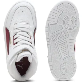 Puma Shuffle Downtown Mid AC+ PS Weiß/Rot/Gold 35