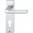 HOPPE Kurzschildgarnitur Birmingham Aluminium grau 1117/202KP