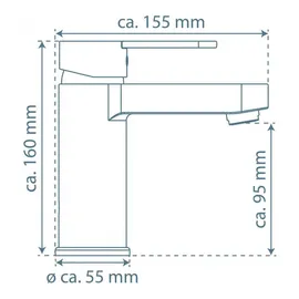 Schütte Elephant Einhandmischer chrom 34210
