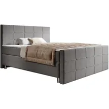 Inter IHG Boxspringbett Florenz 180x200cm Webstoff Grau