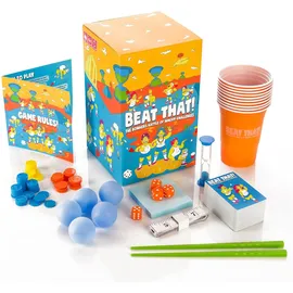 Gutter Games Beat That! - The Bonkers Battle of Wacky Challenges [Family Party Game for Kids & Adults, English]