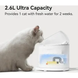 CATlink Wasserspender für Haustiere Weiß