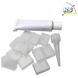 Brumberg Silikon-Endkappen-Set IP67 12mm zu BRUM-15271/-72 (12 Stück inkl. Silikongel) BRUM-15720000