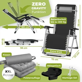 Kesser Sonnenliege 72 x 77 x 95 cm Grau