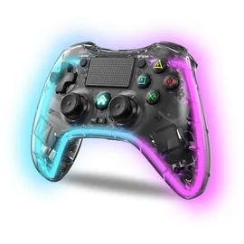 NK Controller Wireless Transparent Schwarz für PS4 / PC/Android