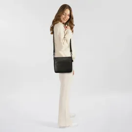 Mandarina Duck Mellow Leather Crossover Umhängetasche Leather Black