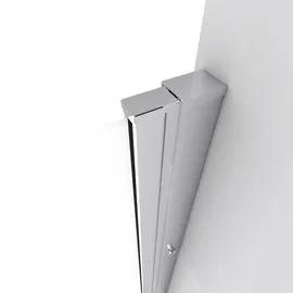 Marwell Aurlane Dusch-Schwingtür mit Pendeltür 80 x 200 cm Silber Beschichtet 6 mm