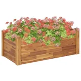 vidaXL Garten-Hochbeet 110x60x44cm Massivholz Akazie