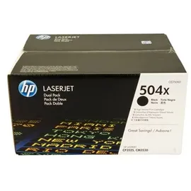 HP 504X schwarz 2er Pack (CE250XD)