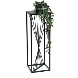 DanDiBo Ambiente Blumenhocker 24 x 70 x 24 cm Schwarz