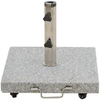 Siena Garden Schirmständer Granit 45 x 45 x 3,7 cm Grau