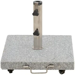 Siena Garden Schirmständer Granit 45 x 45 x 3,7 cm Grau