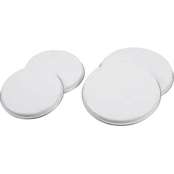 KARL KRÜGER Herdplatten Set 4 tlg. weiß
