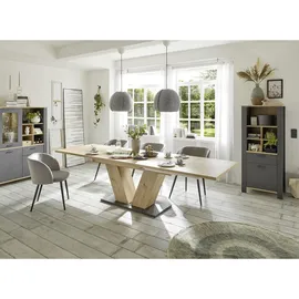 58 aufm Kessel Esstisch, ausziehbar Elena 180x90x76 Asteiche | Gr.: onesize