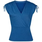 LASCANA Stricktop Damen blau Gr.36/38
