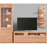 Home Affaire Wohnwand Silkeborg, (Set, 3-St), teilmassives Holz braun