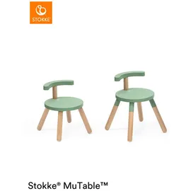 Stokke Kinderstuhl MuTable 35 x 42 x 35 cm Buche grün