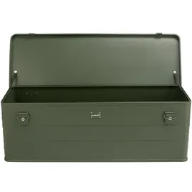 AluBox Aluminium 159 Liter Olivgrün abschließbar
