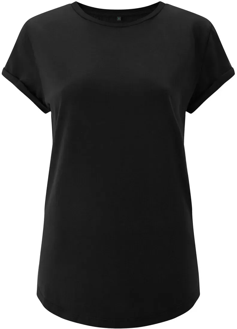 EarthPositive - Damen Rolled-Up-Sleeve Organic T-Shirt \EP16\
