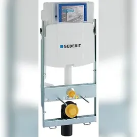 Geberit GIS Wand-WC Element UP320 114 cm, mit Sigma UP-Spülkasten 12 cm, für Betätigung von vorne