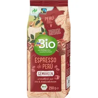 Espresso de Peru, gemahlen