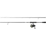 Abu Garcia Max SX Spinn-kombo & Rolle Hecht Barsch & Zander | Starkes Leichtgewicht & Vielseitig | Schwarze 2.74m Moderat schnelle Rute | 2500er Rolle