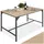 Tectake Belfast 120 x 75 x 75 cm braun
