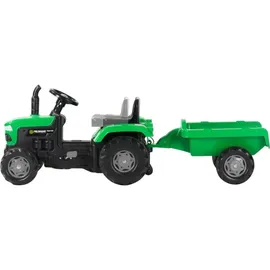 Buddy Toys Trettraktor mit Trolley grün/schwarz (BPT 1013)